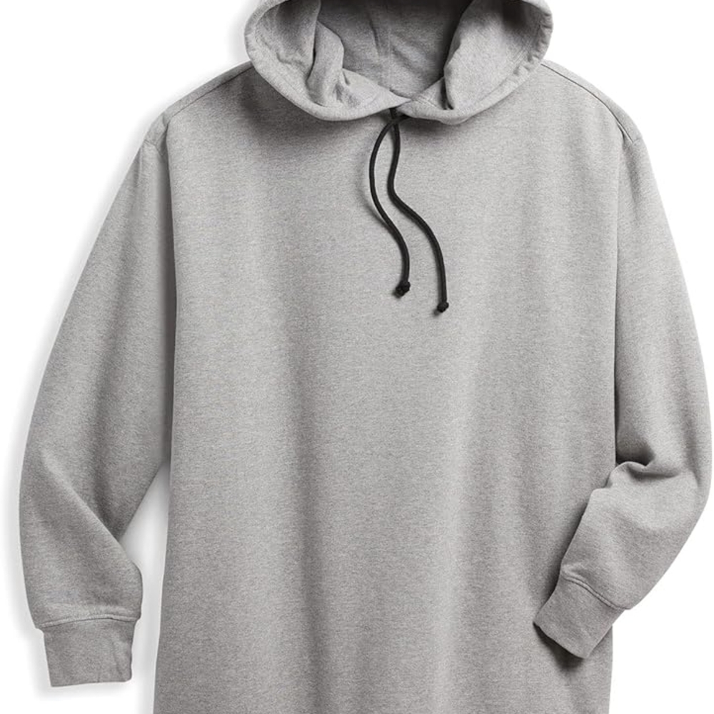 Longline hoodie sweatshirt